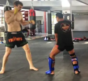 Narrow Muay Thai Stance