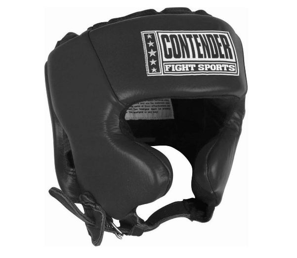  10 Contender Fight Sports Competition Boxing Muay Thai MMA Sparring Head Protection Headgear with Cheeks