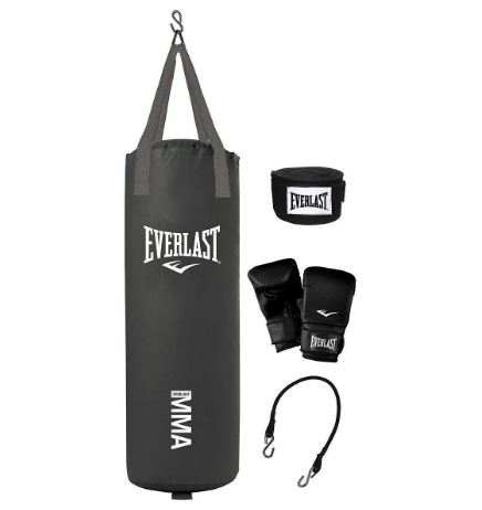  3 Everlast 70-Pound MMA Heavy-Bag Kit