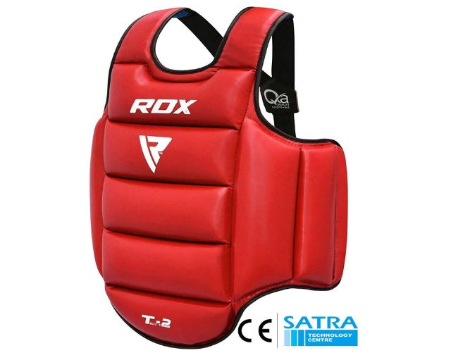 4 RDX TKD Chest Guard Boxing MMA Body Protector