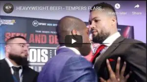 Dubois Shoves Joyce - Your Gonna Get Wrecked - Press Conference Highlights & Ticket Info