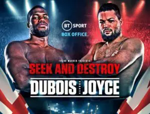 Dubois V Joyce Announced For April 11th At The 02 Arena In London - Official Trailer & Preview