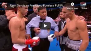 WATCH: Ryan Garcia Blasts Fonseca In 1st Round - Lines Up Gervonta Davis Fight