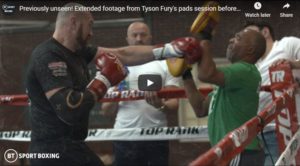 WATCH: Tyson Fury Southpaw Padwork With Sugar Hill Throws Wilder Off