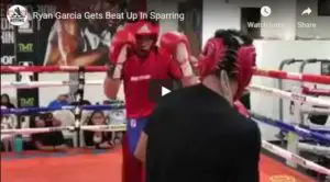 WATCH: Ryan Garcia Gets Beat Up In Sparring - By Rolanda Romero